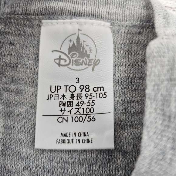 Disney Store Mickey Mouse Gray Grey Sweater‎ Child Kids Boys Size 3 - Picture 6 of 8